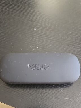 Insights Premium Black Eyeglass Case